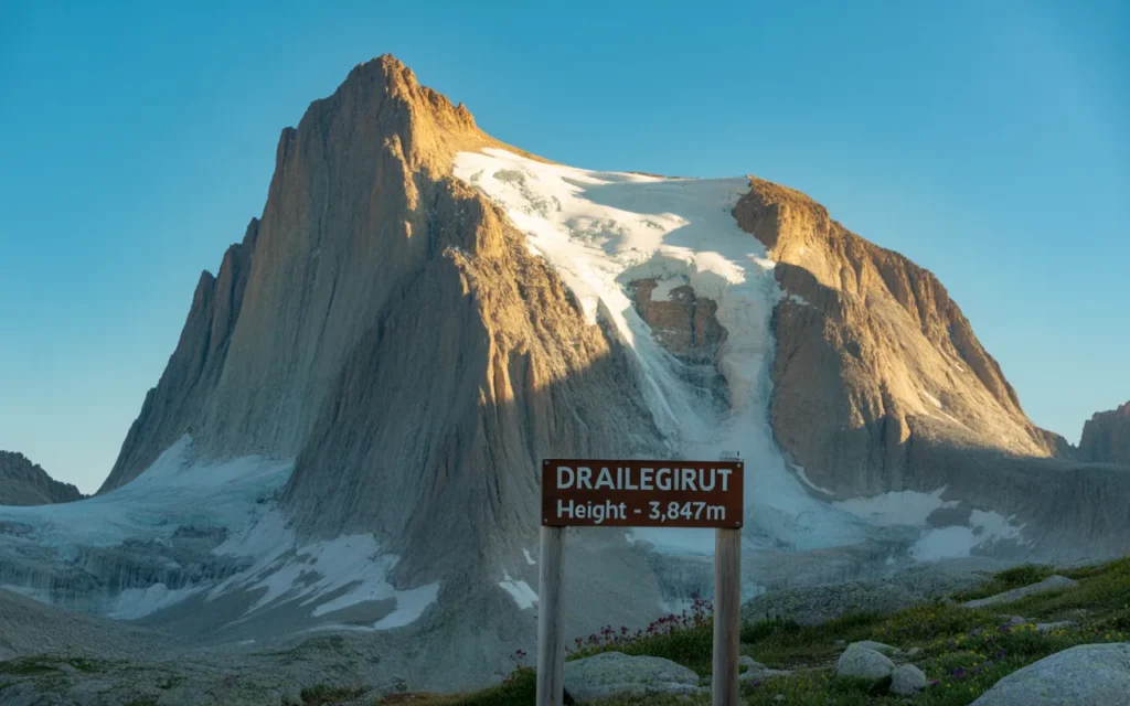 Mountain Drailegirut Height